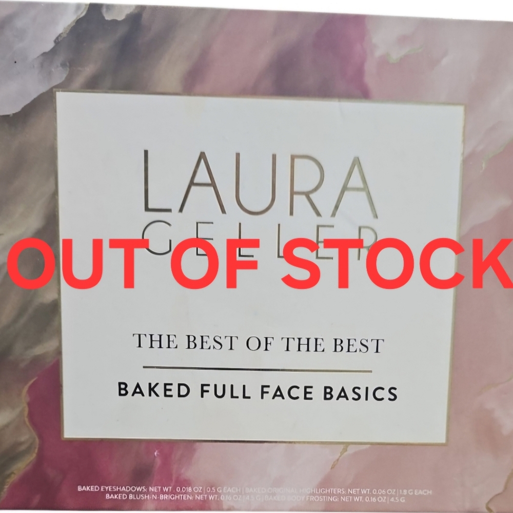 Laura Geller Baked Full Face Basics Makeup Palette Skincare Contour Lips‎ Cheeks